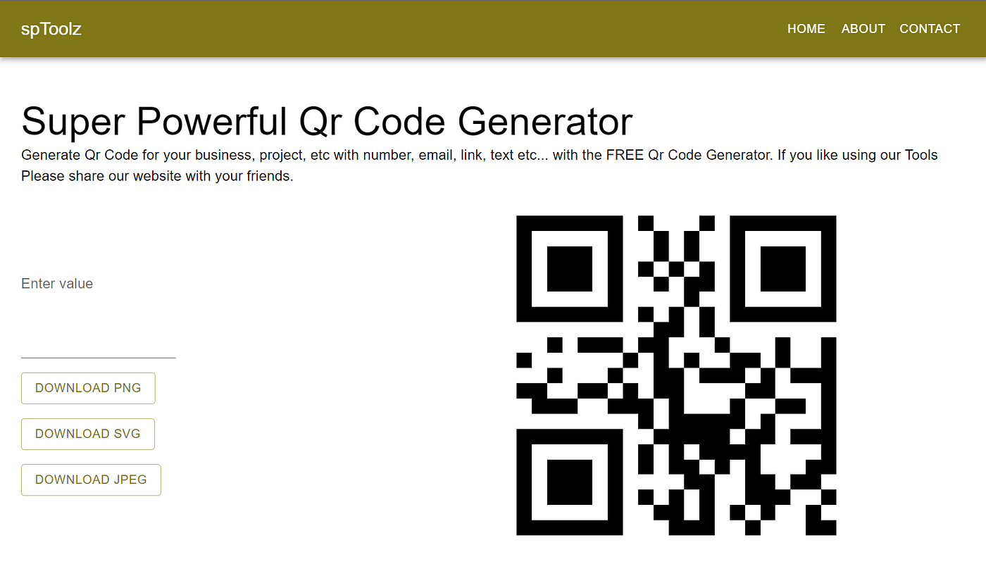 Free QR Code Generator